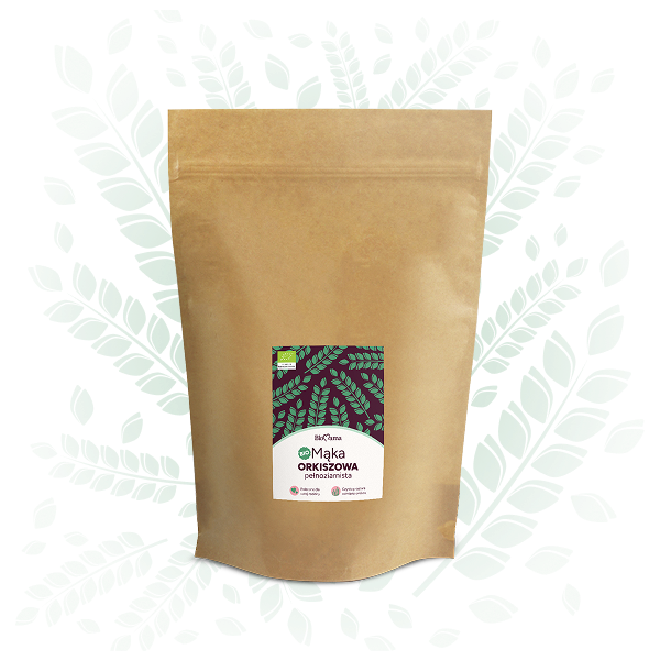 BIO Mąka Orkiszowa Pełnoziarnista Razowa 1kg
